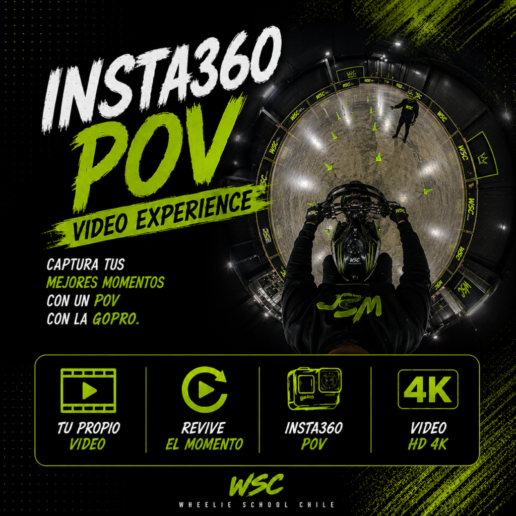 Insta 360 POV (Sesion Grabada en Video) - Adicional